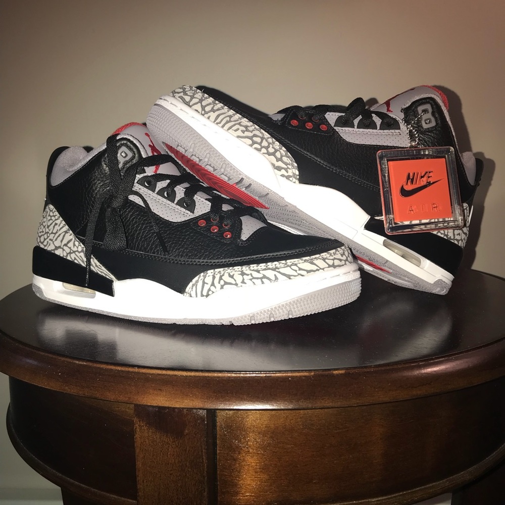 2018 JORDAN 3’s BLACK CEMENT SOLD OUT